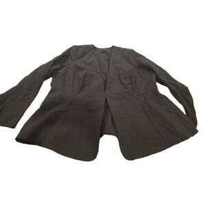 Lane Bryant Stretch Hook Clasp Dress Blazer Lined Women’s Size 22 Black NWOT